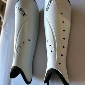 STX White Shin Guards for Women